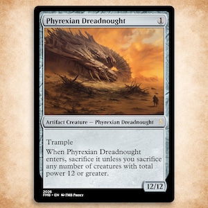 Phyrexian Dreadnought - Etsy