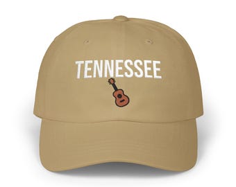Gorra de béisbol bordada de Tennessee, diseño minimalista de ancla.