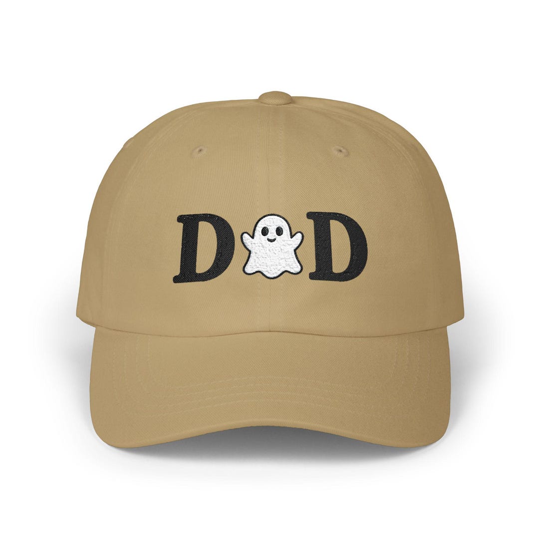 Dad Ghost Embroidered Baseball Cap , Minimal Fathers Day Hat Design - Etsy