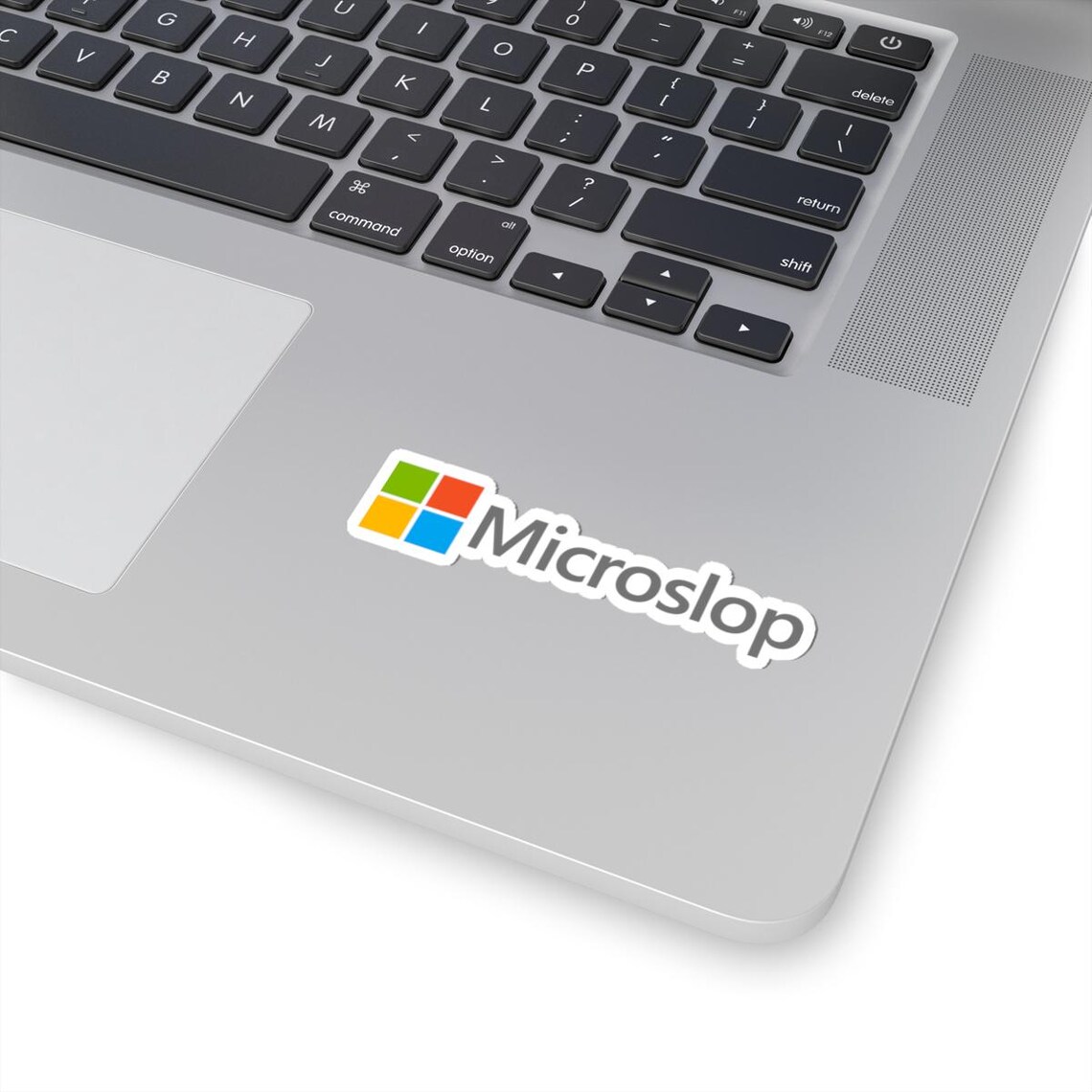 Microslop Sticker: Microsoft Parody Decal for Laptops, Glossy Finish - Etsy