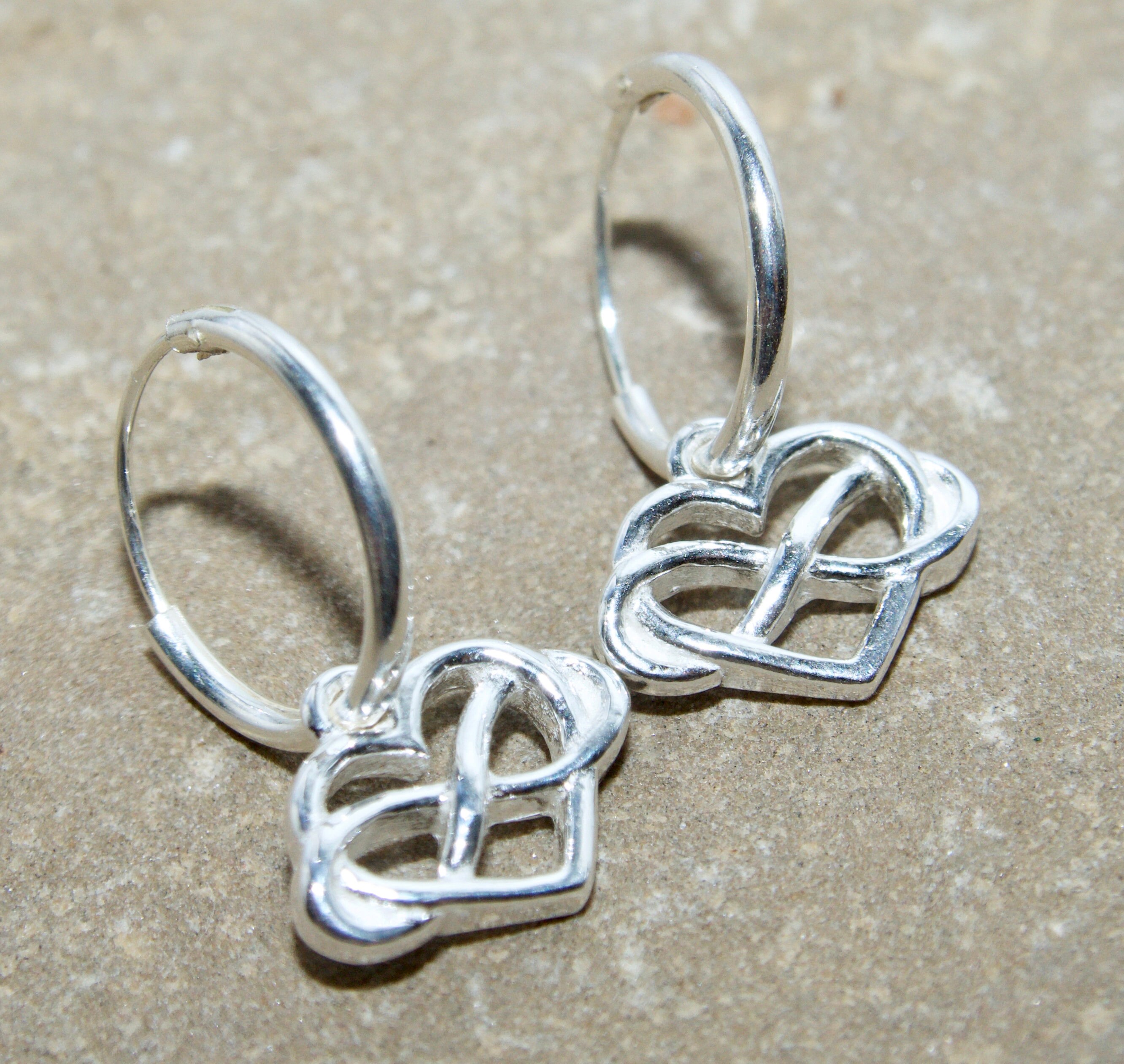 Infinity Hoops - Etsy