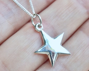 【STONEHENgE】DAL〜Silver Star Necklace H0156〜ネックレス 925 Sterling Silver Diamond Starburst Pendant Necklace