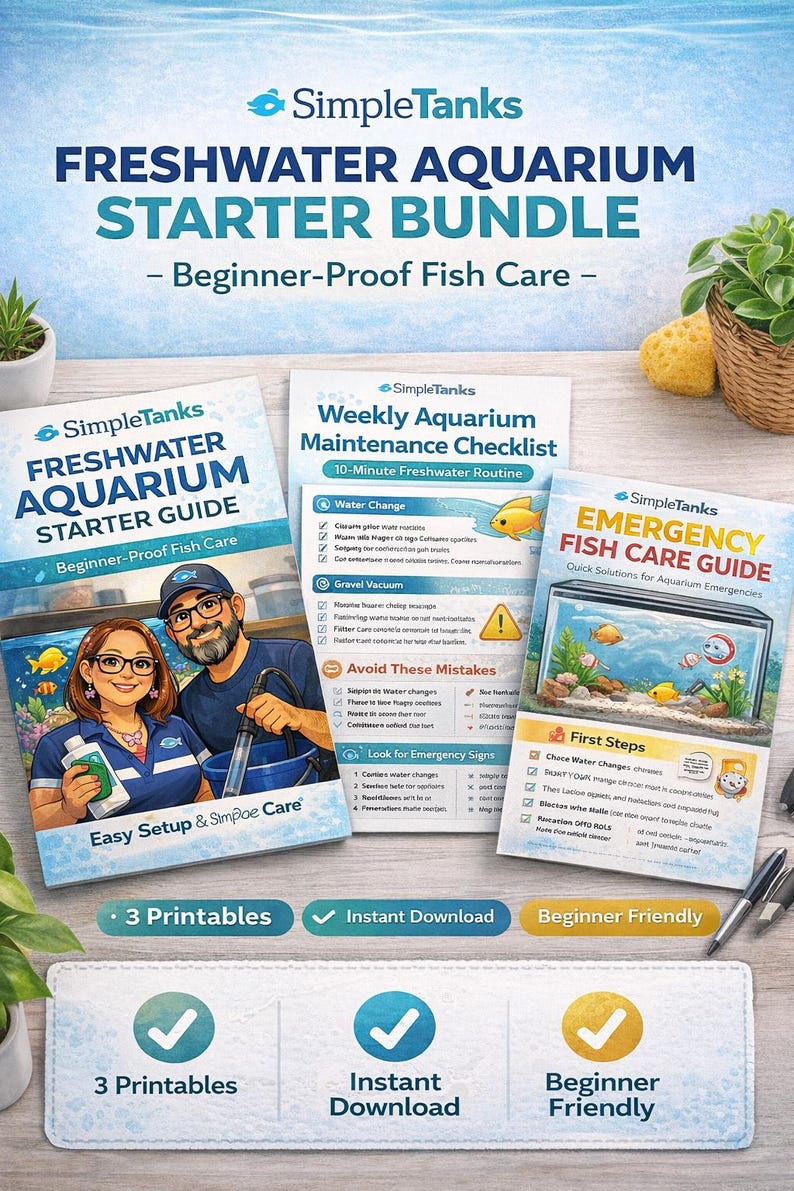 Freshwater Aquarium Starter Guide | Fish Tank Care Checklist (printable ...