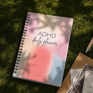 ADHD Daily Planner for Student All-in-One Planner Neurodivergent Productivity Journal To Do List, Brain Dump Focus & Habit Tracker