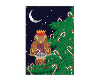 Christmas Robin Greetings Card