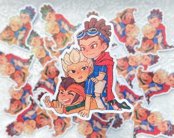Holographic sticker - Inazuma break trio