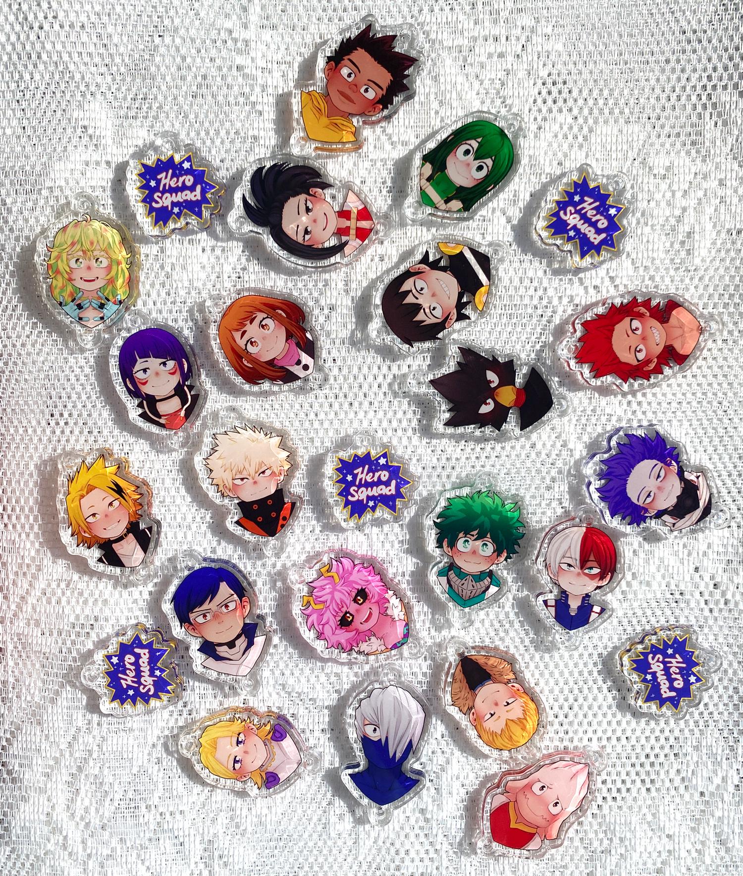 Mix & match Hero squad - acrylic charm keychain (read description)