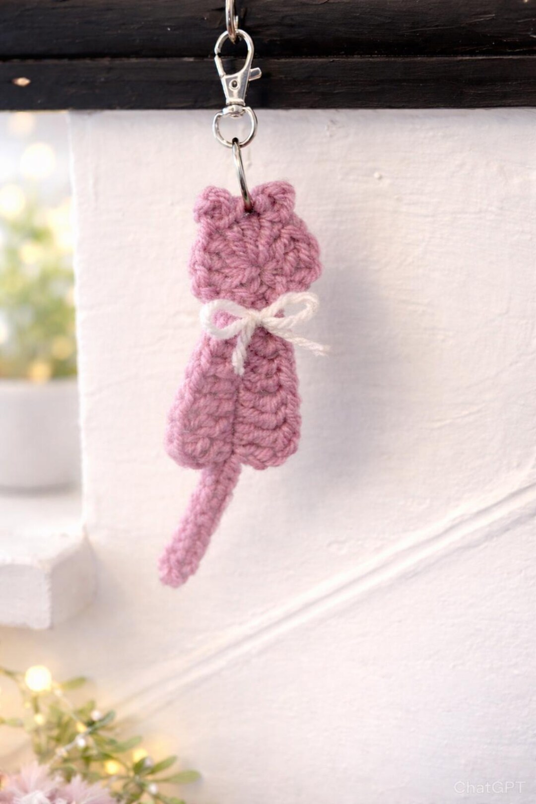Handmade Crochet Cat Keychain – Bag Charm – Cat Lover – Small Gift - Etsy