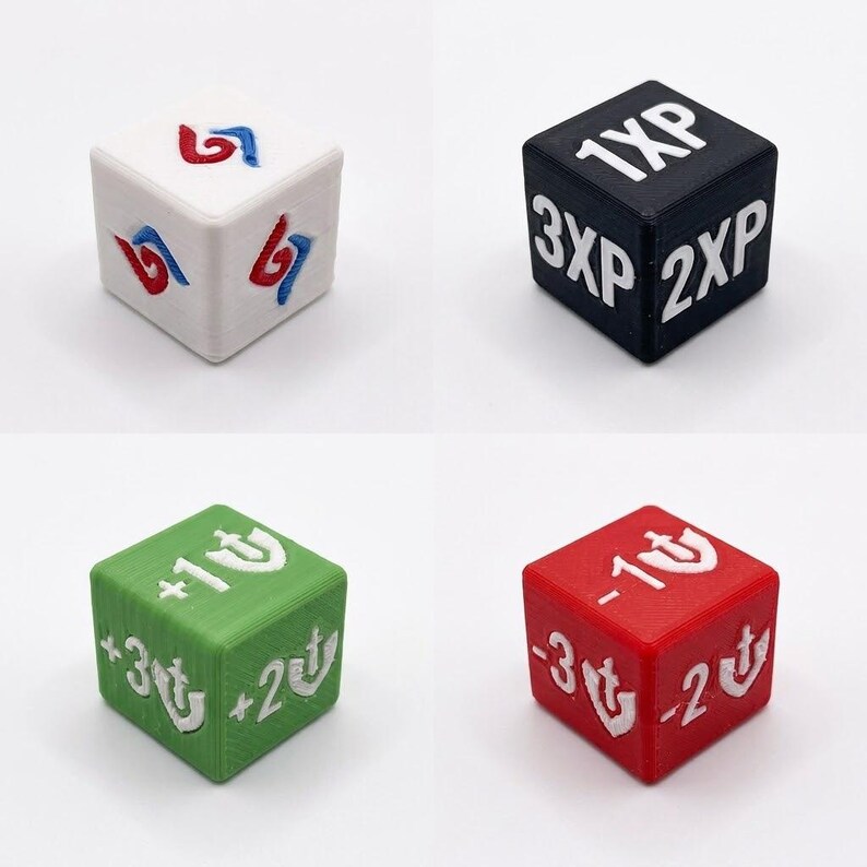 Fancy Riftbound Dice 36x Custom Riftbound Dice Set Status Trackers With Dice Box- Unofficial ...