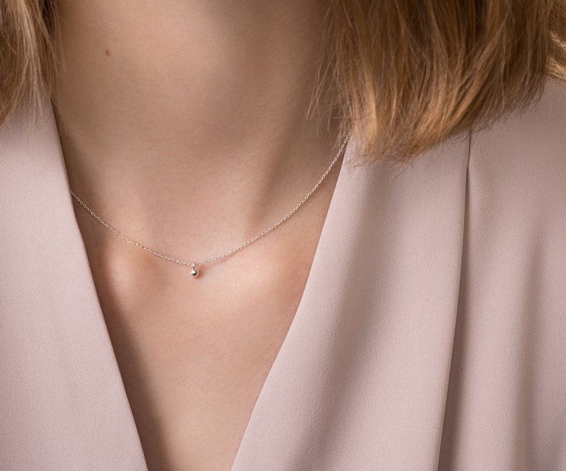 Pr\u00e9lude Orb Necklace \u2013 Silver by Camillette