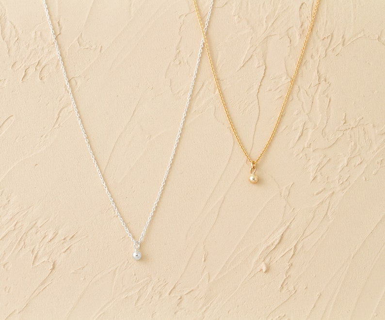 Pr\u00e9lude Orb Necklace \u2013 Silver by Camillette