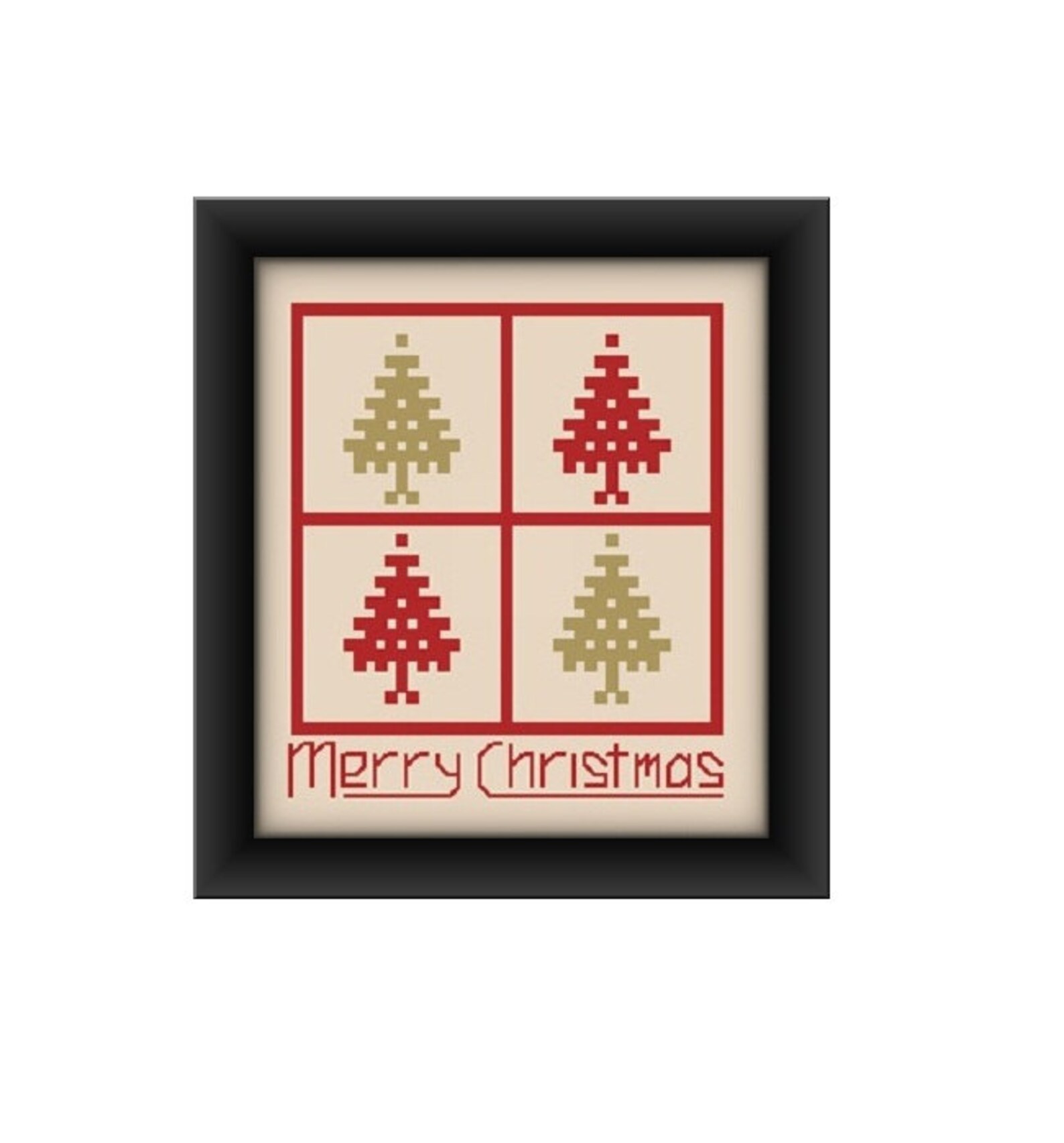 Christmas Cross Stitch Pattern Set Christmas Card Patterns Etsy