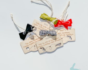 Long Distance Friends/Family Ornament with States | Long Distance Friendship, Long Distance Relationship, Traveler Gift, Missing You, Moving
