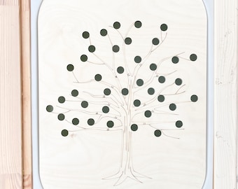 Bare Tree FLISAT / TROFAST Insert Tray | IKEA sensory table | montessori | waldorf | homeschool lesson plans | trees | arbor day activity