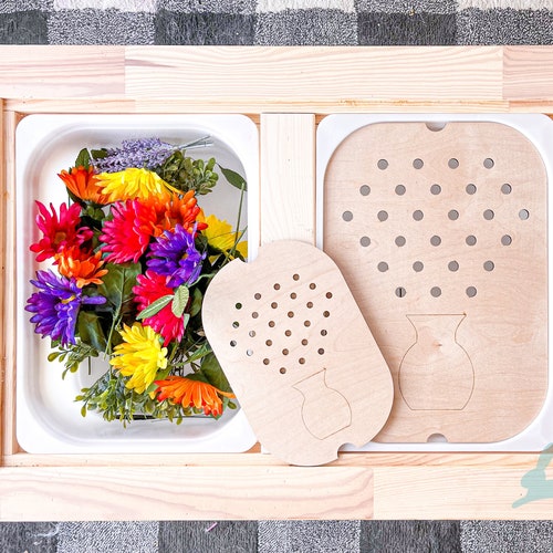Flower Arrangement FLISAT / TROFAST Insert Tray IKEA Sensory Etsy