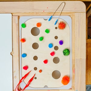 Size Sort insert for IKEA Trofast bins/Flisat Table | Montessori | Homeschool | IKEA sensory table | Size Sorting | Spatial Awareness