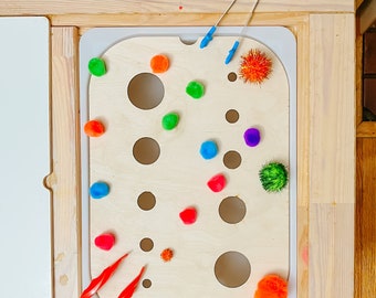Size Sort insert for IKEA Trofast bins/Flisat Table | Montessori | Homeschool | IKEA sensory table | Size Sorting | Spatial Awareness