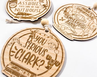 Christmas Vacation Ornament | national lampoon, griswold family vacation, you serious clark, i don't know margot, jolliest bunch jelly club