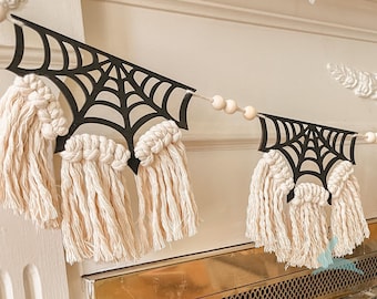 Spiderweb Macrame Garland