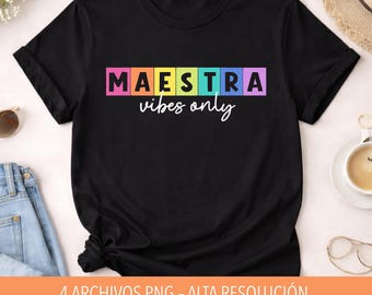 Teacher Vibes Only PNG, Rainbow Teacher PNG, Teacher Sublimation Design, Teacher Shirt PNG, Teacher Vibes Only, Design for Teachers