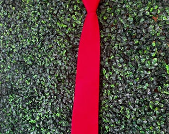Red tie