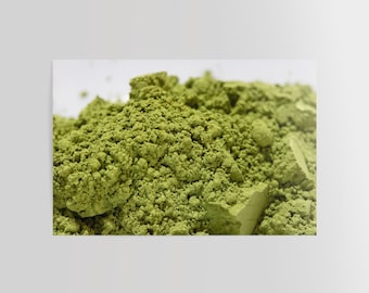 Poster en papier Matcha Lustre | Décoration murale de cuisine | Photographie culinaire | Décoration de restaurant |  Papier japonais