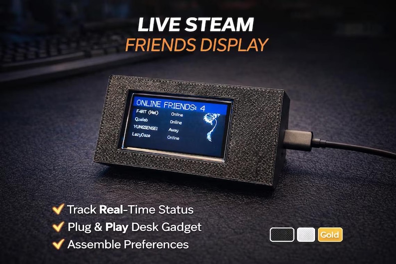 Steam Friends Display