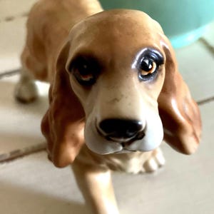 Dog Figurine Cocker Spaniel, Vintage Japan, Collectible, Dog Figural, Dog Lover Gift, Granny Core, Gift for Cocker Spaniel Owner