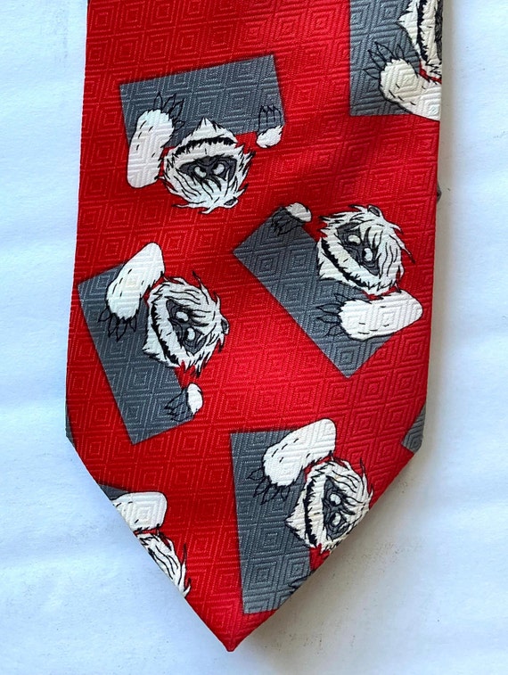 Men's Christmas Tie, Rudolf the Red Nose Reindeer… - image 3