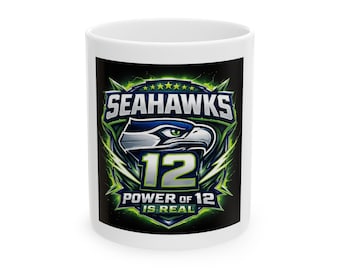 Seahawks Power of 12 Mug | Ceramic Coffee Cup