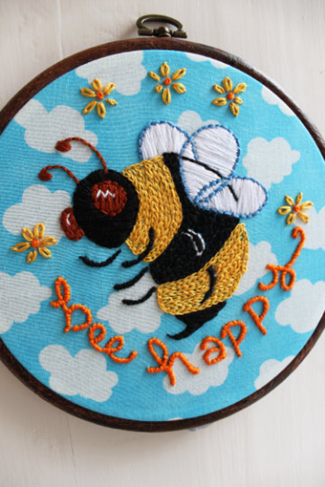 Happy Bee Embroidery Happy Bee Embroidery