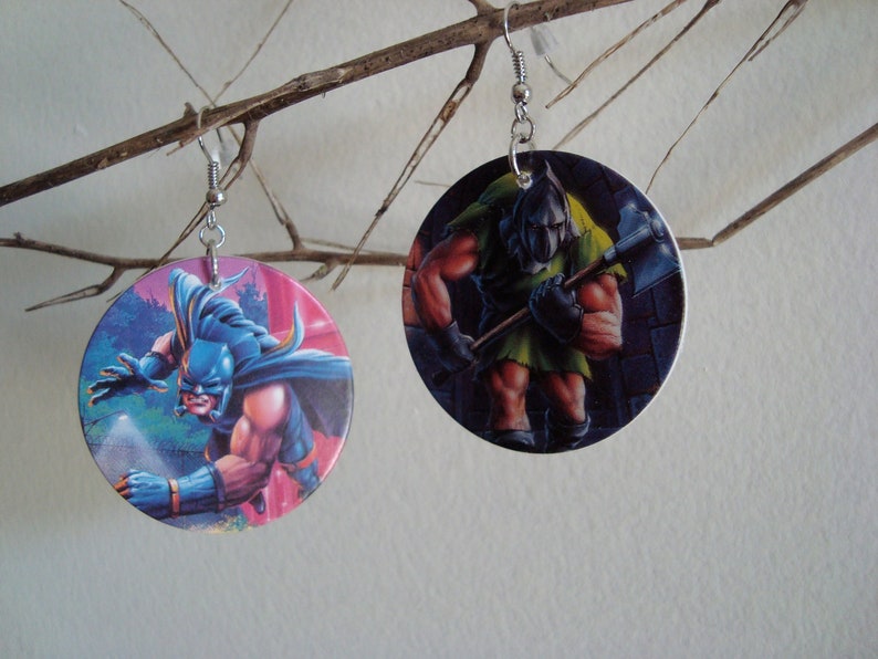 Halloween Goosebumps POG earrings: Attack of The Mutant and A Night in Terror Tower image 1