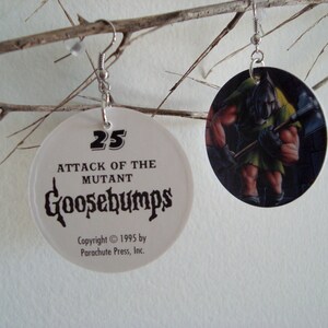 Halloween Goosebumps POG earrings: Attack of The Mutant and A Night in Terror Tower image 2
