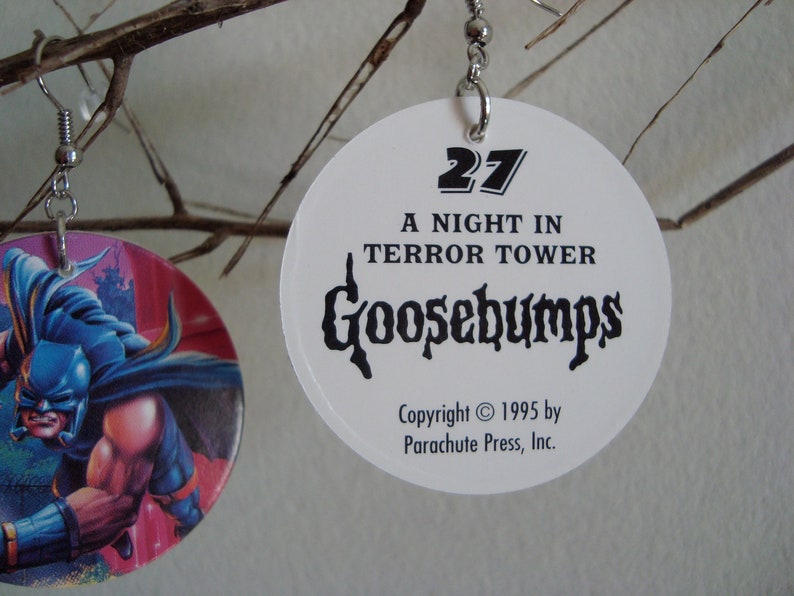 Halloween Goosebumps POG earrings: Attack of The Mutant and A Night in Terror Tower image 3