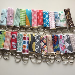 Quilted Key Fob // Your choice of fabric // Made to Order