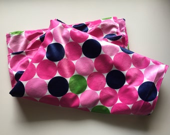 Baby Toddler Pink Dots Minky Blanket // In Stock Ready to Ship