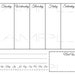 Week at a Glance Printable PDF 4 Styles for Planners and Journals ...