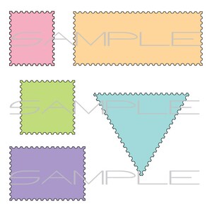 Stamp Frames  -  SVG cut file for Silhouette and other cutting machines