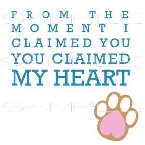 Quote about Dogs from their Family -  SVG cut file for Silhouette and other cutting machines