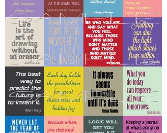 Journaling, Writing, and Inspirational Quotes - for planners and journals - digital download - Bullet Journal