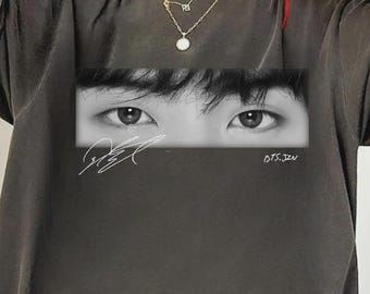 Comfort Colors Vintage Kpop Jin's Eyes Shirt, Kim Seokjin Shirt, Rap Monster Kpop Merch, Gifts For Fan