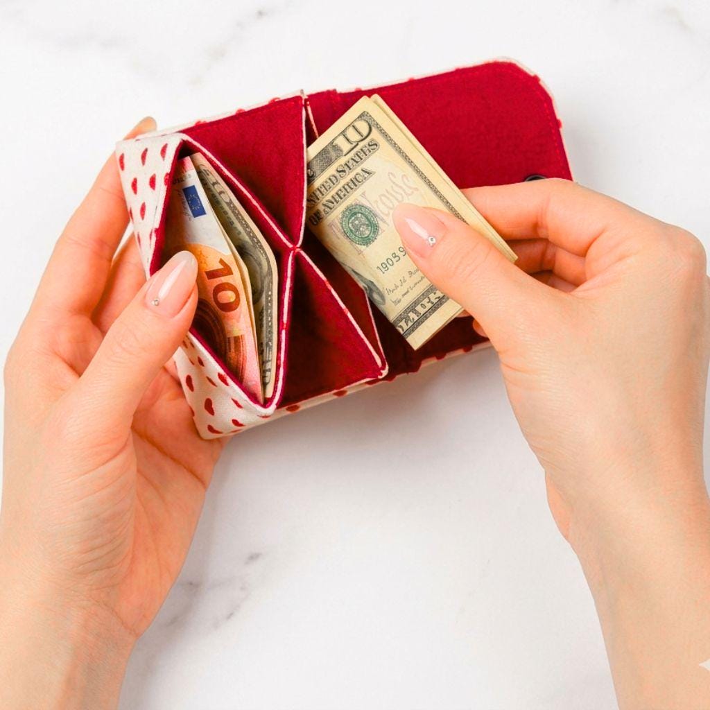 Coin Wallet PDF Pattern | Snap Closure Pouch | Easy Beginner Sewing ...