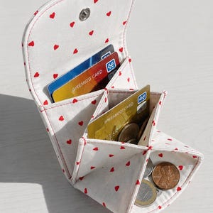 Patron PDF de porte-monnaie | Pochette à fermeture pression | Couture facile pour débutants | Téléchargement instantané