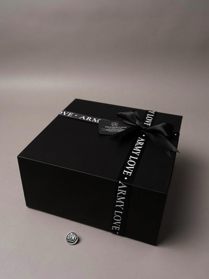 Purple Universe Luxury Gift Box | K-Pop BTS Inspired | Limited Edition #__ of 10 | Handmade in NYC | ARMY Gift Box | K-Pop Merch Box image 3