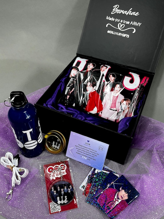 Purple Universe Luxury Gift Box | K-Pop BTS Inspired | Limited Edition #__ of 10 | Handmade in NYC | ARMY Gift Box | K-Pop Merch Box