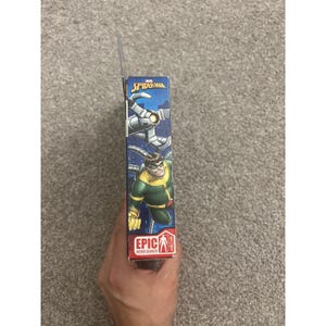 Figura de ação do Homem-Aranha e Doutor Octopus da Hasbro, 4 polegadas, verde, NOVA, com respingos de teia F8296 imagem 3