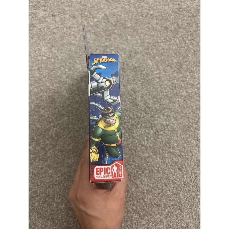 Figura de ação do Homem-Aranha e Doutor Octopus da Hasbro, 4 polegadas, verde, NOVA, com respingos de teia F8296 imagem 3