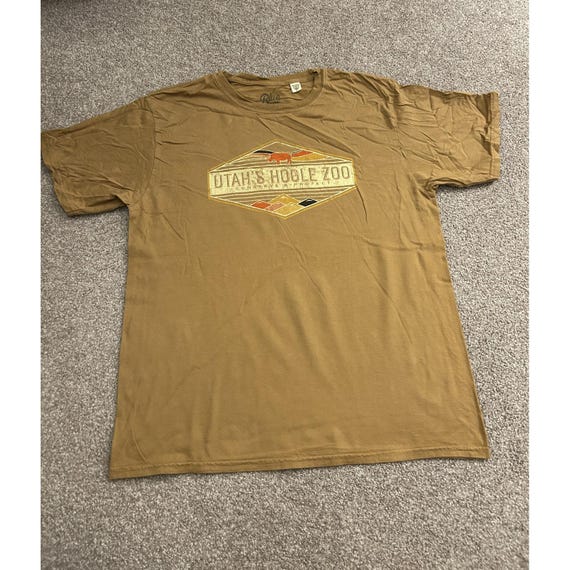 Utah's Hogle Zoo Graphic Tee: Conserve Protect, 100% Cotton (Mens Small)