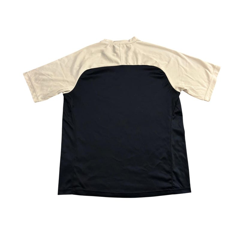 Fila Performance T-Shirt Mens Large Navy White Excellent Striped Athletic Top image 2