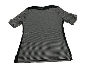 Top Lauren Ralph Lauren Striped Femme L Noir Blanc